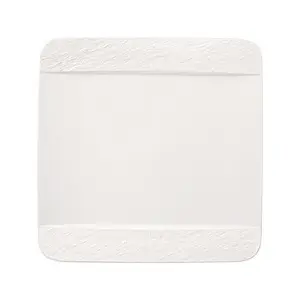 Villeroy & Boch Manufacture Rock Blanc Square Flat Plate