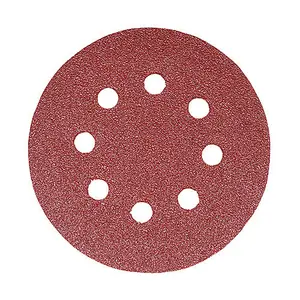 TIMCO Random Orbital Sanding Discs 60 Grit Red - 125mm