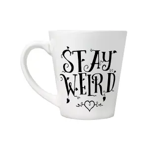 Grindstore Stay Weird Latte Mug White (One Size)