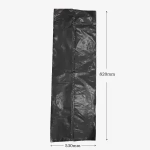 Heavy duty Black Rubble bag, 50L 15kg Pack of 30