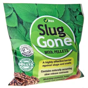 Vitax Slug Gone Repellent Wool Pellets Effective Slug Snail Barrier Organic 1L