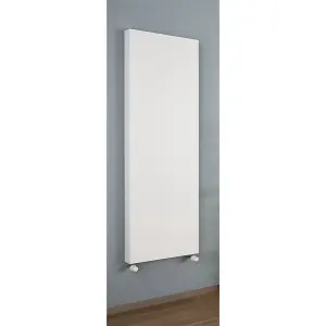 1800mm (H) x 300mm (W) - White Vertical Flat - Type 10 - Radiator (Madrid) - Single Panel - (1.8m x 0.3m) - Depth 52.5mm