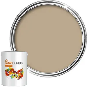 Landlords Anti Damp Paint Beige Matt Smooth Emulsion Paint 5L