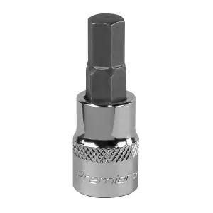 Sealey Hex Socket Bit 9mm 3/8" Square Drive Forged Chrome Vanadium Steel SBH012