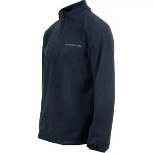 Caterpillar - Microfleece Quarter Zip - Blue - Fleece - XL