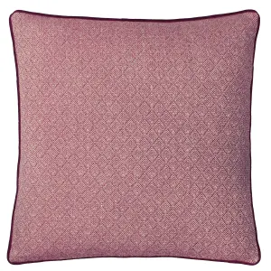 Paoletti Blenheim Geometric Piped Feather Filled Cushion