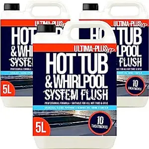 ULTIMA-PLUS XP Hot Tub and Whirlpool System Flush - Deeply Cleans to Remove Dirt, Bacteria & Grime From Pipework 15L