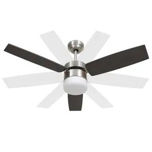 Dorne 108cm Ceiling Fan with LED Lights Black