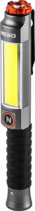 NEBO Big Larry 3 Work Light, 600 Lumen Flashlight With COB Work Light, Pocket Clip Magnetic Base For Hands-Free Lighting, Portable COB LED Dimmable