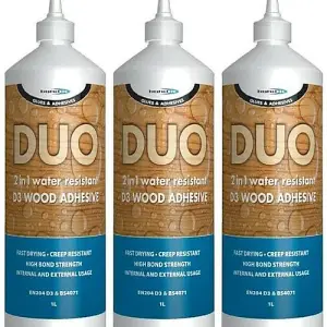 Bond It Duo 2 In 1 Wood Glue 1L       BDA053 (n) (Pack of 3)