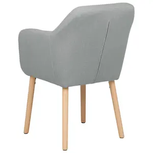 Dining Chair YORKVILLE II Velvet Grey