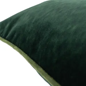 Paoletti Torto Velvet Piped Feather Rich Cushion