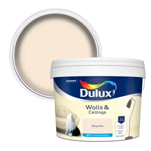 Dulux Magnolia Matt Emulsion paint, 10L