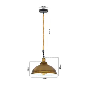 Manston 1 - Light Pendant Yellow Brass