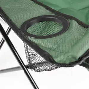 Milestone Camping Folding Camping Chair - Green