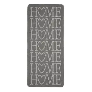 My Utility Home Kitchen Mat 67cm W x 150cm L / Silver