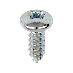 Timco - Self-Tapping Screws - PZ - Pan - Zinc (Size 10 x 1 1/2 - 200 Pieces)