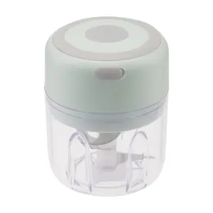 250ML Green Mini Electric Wireless Kitchen Food Chopper