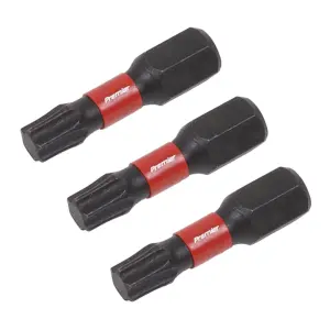 Sealey TRX-Star T27 Impact Power Tool Bits 25mm 3 Pieces Professional AK8219