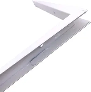 EAI Strong Shelf Bracket Mitre Reinforced Hi-Load Pattern - 200 x 200mm - White - Pack of 10