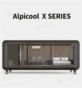 Alpicool Glass House Modern Prefab House Prefab Container House