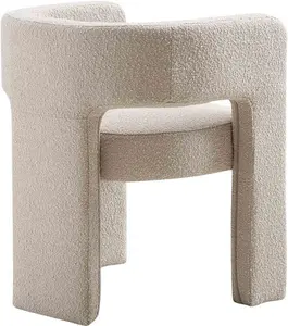 Greenwich Light Taupe Boucle Dining Chair - Dining Room Chairs - Dining Table Chairs - Daals - Dining Chairs