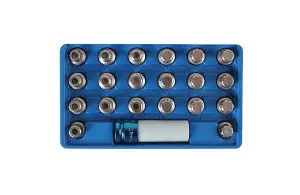 Laser Tools 6276 21pc Wheel Nut Key Set for BMW