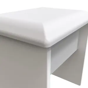 Turin Stool in Kashmir Gloss & White (Ready Assembled)