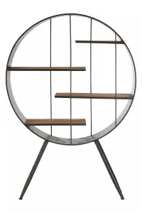 Interiors by Premier Trinity Round Shelf Unit