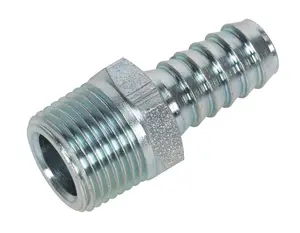 Sealey Screwed Tailpiece Male 3/8"BSPT - 3/8" Hose Pack of 5 AC41