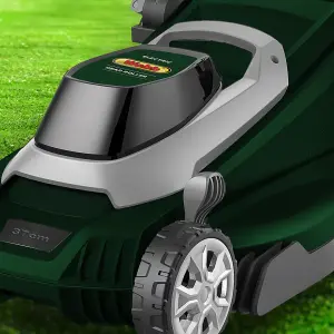 Webb WEER37RR Supreme 37cm (15 inch) Electric Rotary Lawnmower with Rear Roller