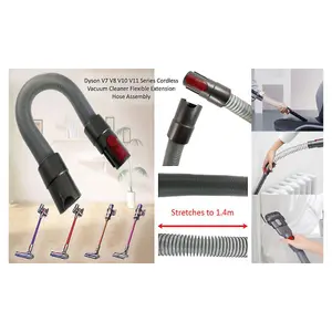 Dyson Vacuum Cleaner Flexible Extension Hose Assembly Fits V7 V8 V10 V11 SV10 SV11 by Ufixt