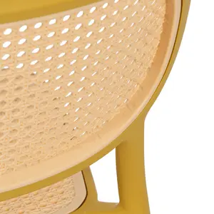 Vernia Stacking Side Chair (Set of 2) Mustard