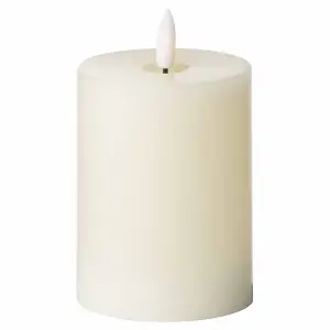 Luxe Collection Natural Glow 3 x 4 LED Ivory Candle