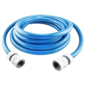 Certified blue drinking water hose for caravans,camping & motorhomes (with connectors) (5m)