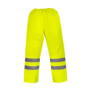 Yoko Mens Hi-Vis Waterproof Contractor Over Trousers