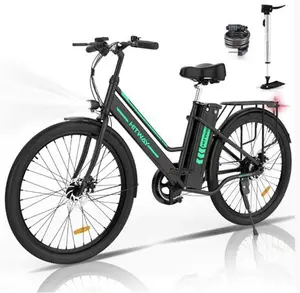 HITWAY Electric Bike Bk8s 26 Inch For Adults(Black)