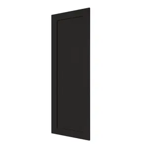 GoodHome Verbena Matt charcoal Shaker 70:30 Tall larder Cabinet door (W)500mm (H)1467mm (T)20mm