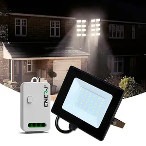 ENER-J 30W LED Flood light Pre Wired with ECO Series 500W Non Dimmable RF receiver