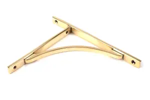 Aged Brass Apperley Shelf Bracket (260mm x 200mm)