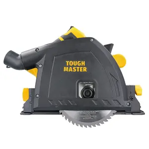 TOUGH MASTER Plunge Track Saw Corded Saw for Wood with 165mm 48T Disc - 1400 Watts (TM-PTS165)