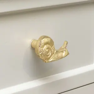 Melody Maison Gold Snail Drawer Knob