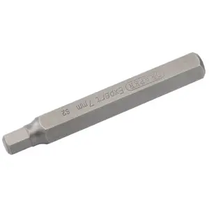 Draper Expert 7mm x 75mm Hexagonal 10mm Insert Bit for Mechanic's Bit Sets 33335