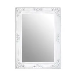 Interiors by Premier Baroque Antique White Wall Mirror