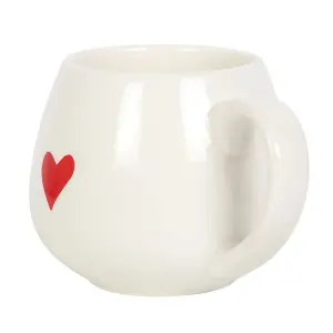 Something Different Love You Heart Mug White/Red (One Size)