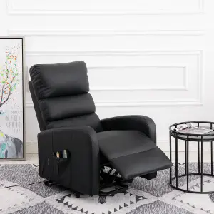 Faux Leather Power  Lift Recliner Chair with Heat & Vibration