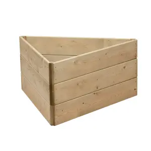 Greena Triangular Raised Bed 45 cm High, 90cm each side