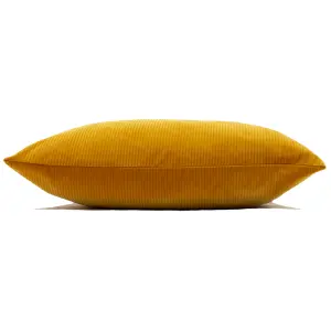 furn. Aurora Ribbed Velvet Feather Filled Cushion