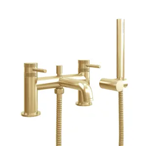 UK Home Living Avalon Core Bath Shower Mixer Brushed Brass