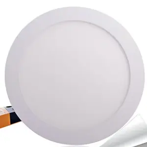 Pack of 4 units, 12W Recessed Round LED Mini Panel 170mm diameter 3000K